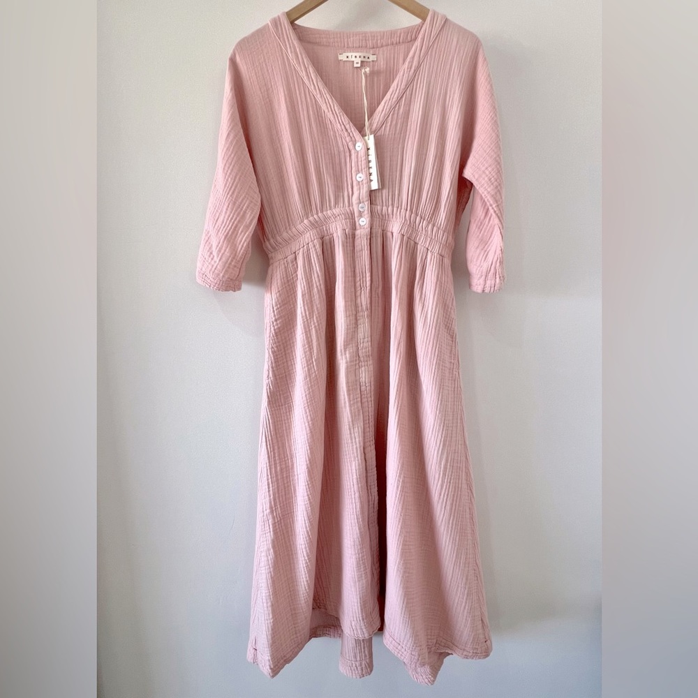 Xirena rosedust Georgia dress XS NWT